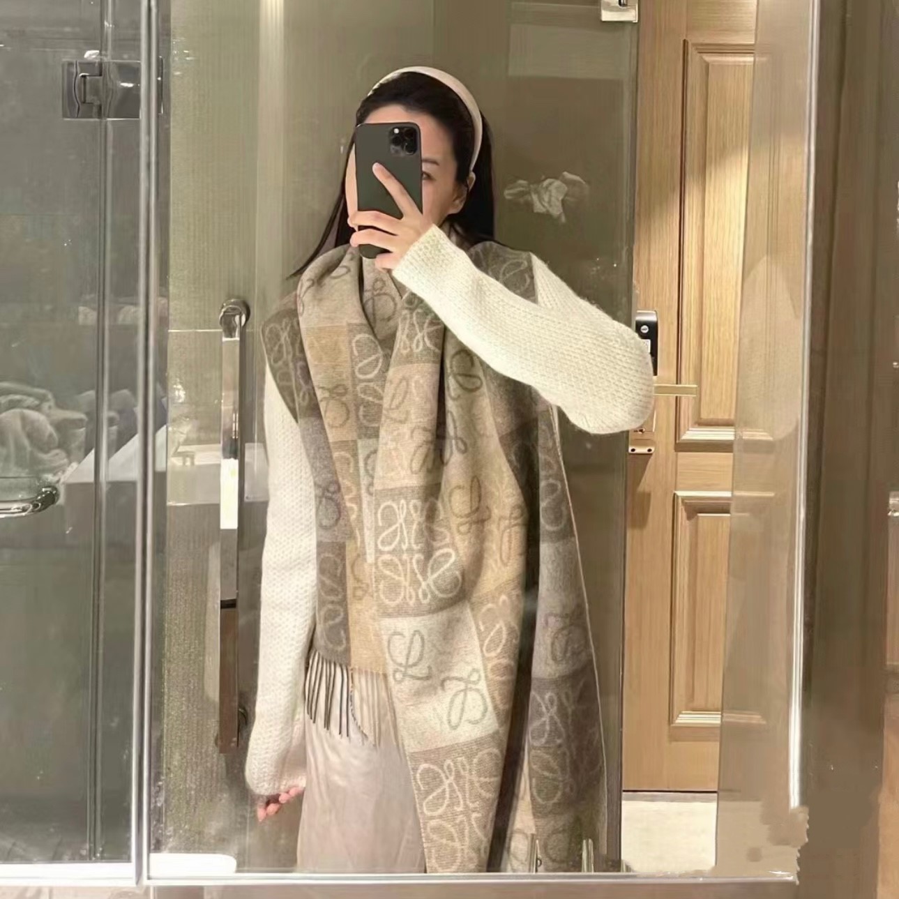 로에베 머플러 목도리 