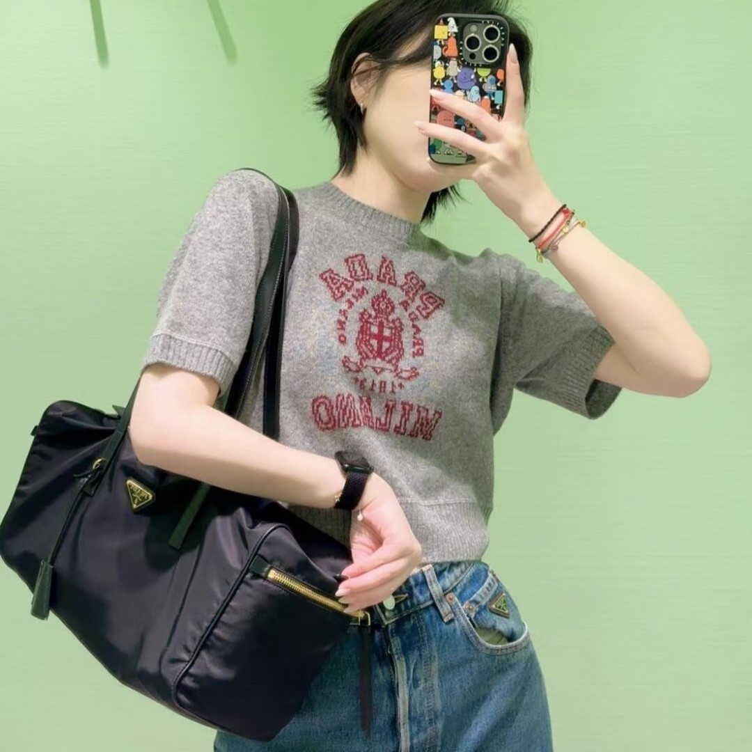 프라다 토트백 리나일론 라지 여행가방  1bb135