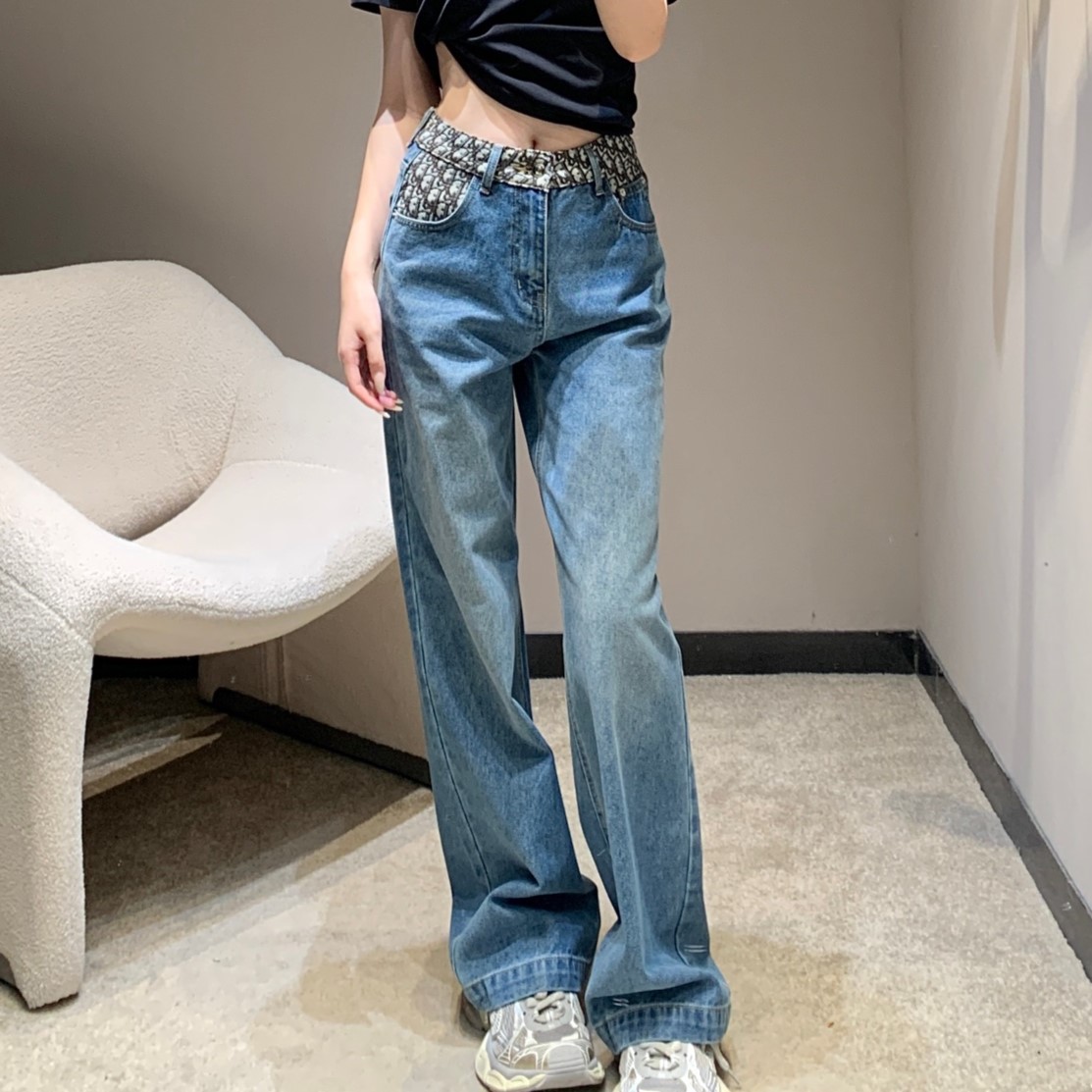 디올 여성 청바지