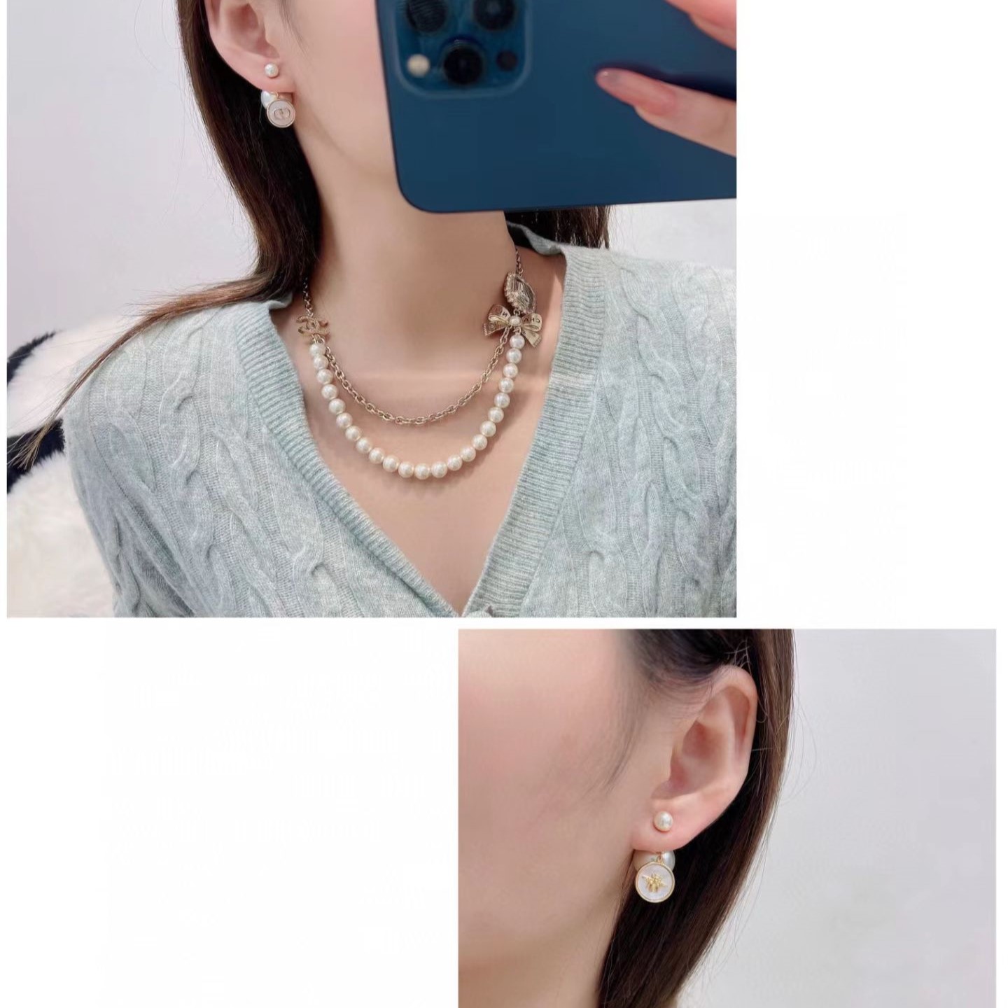 디올 귀걸이