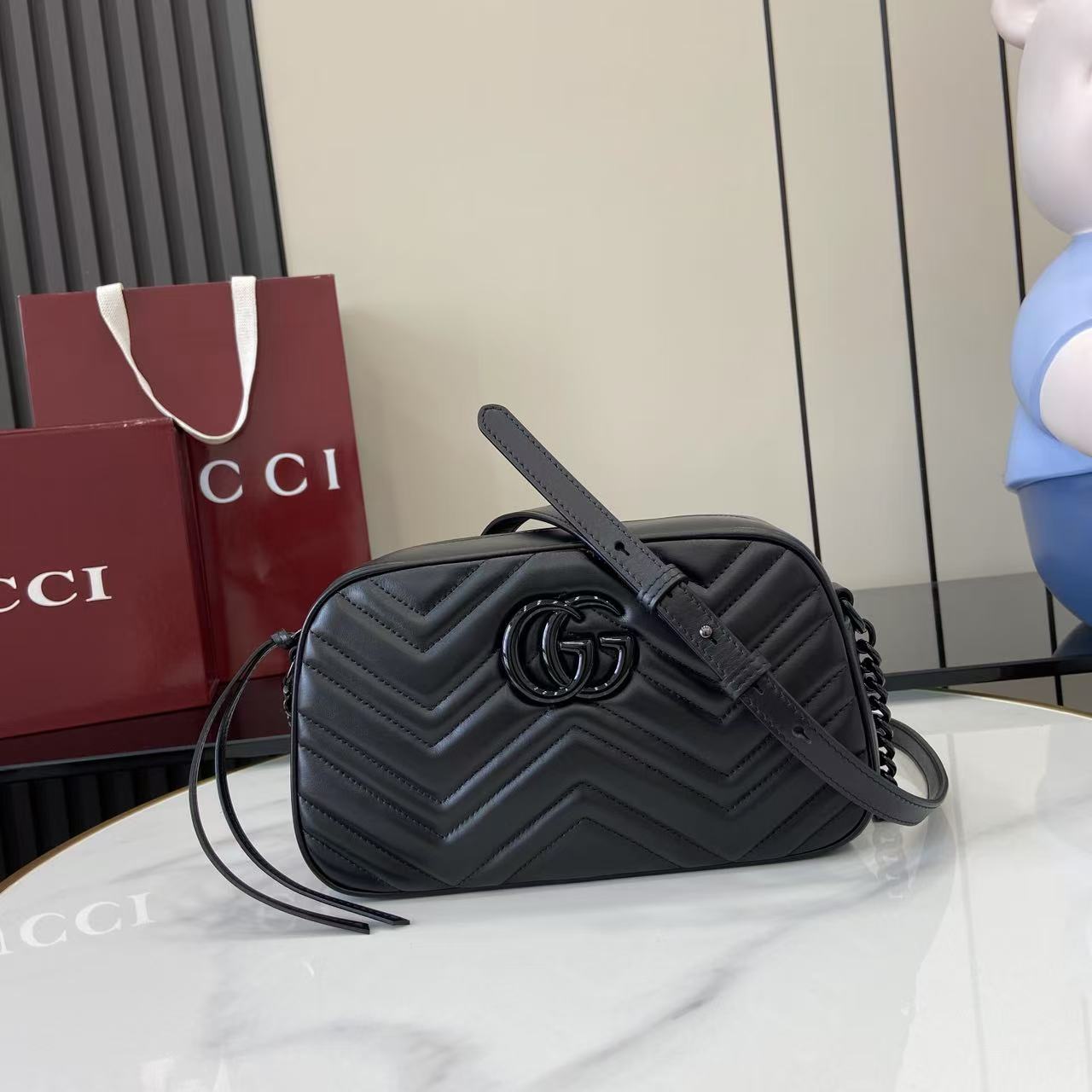 구찌 GG 마몽 스몰 카메라백 447632
