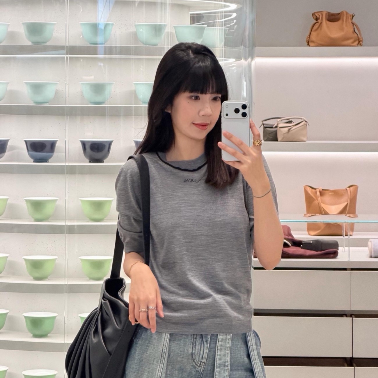 로에베 여성 반팔티