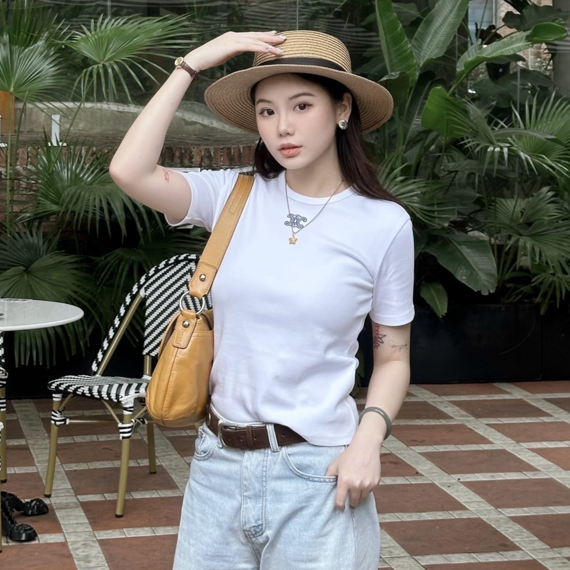 셀린느 여성 반팔티 2가지 색상