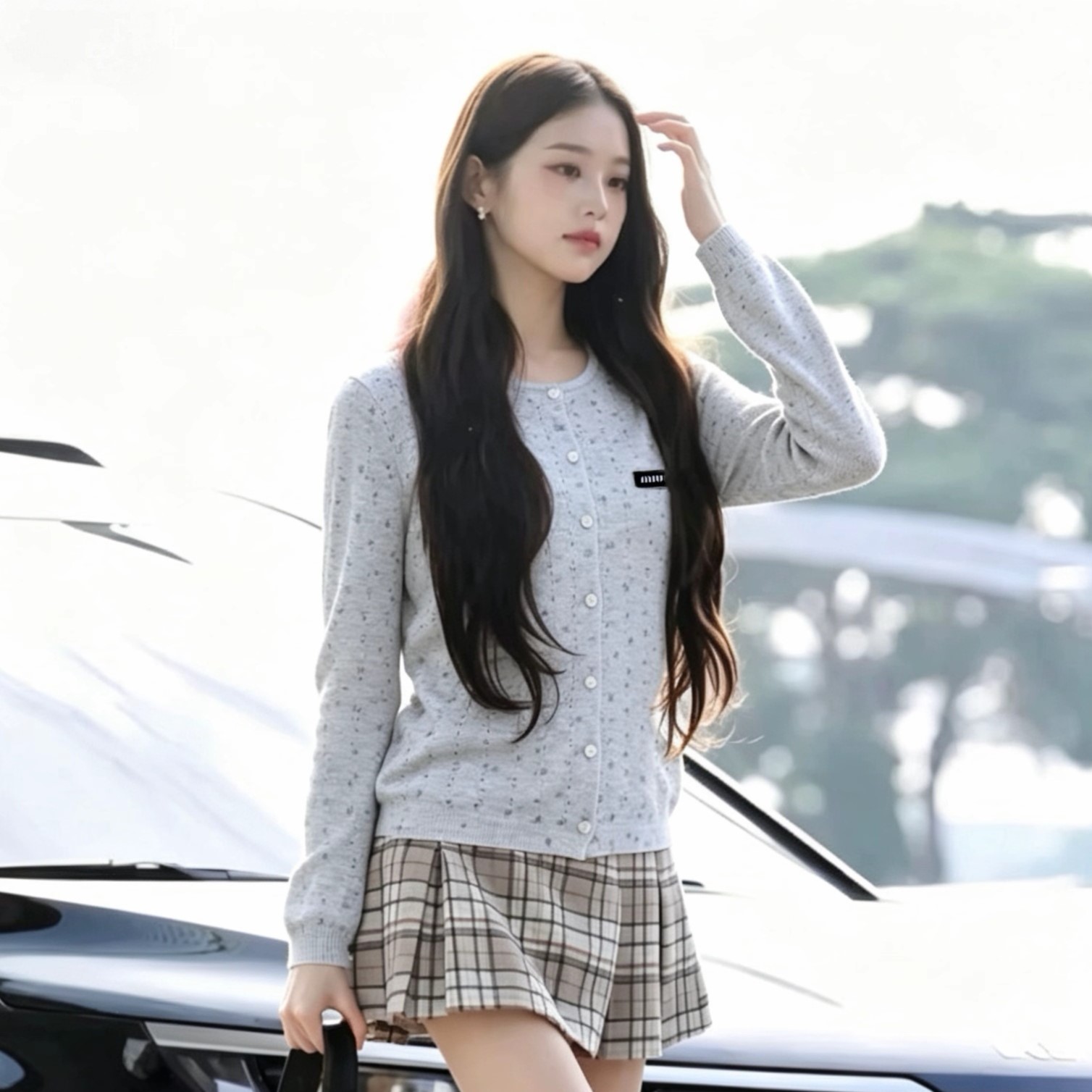 미우미우 여성 가디건 2가지 색상