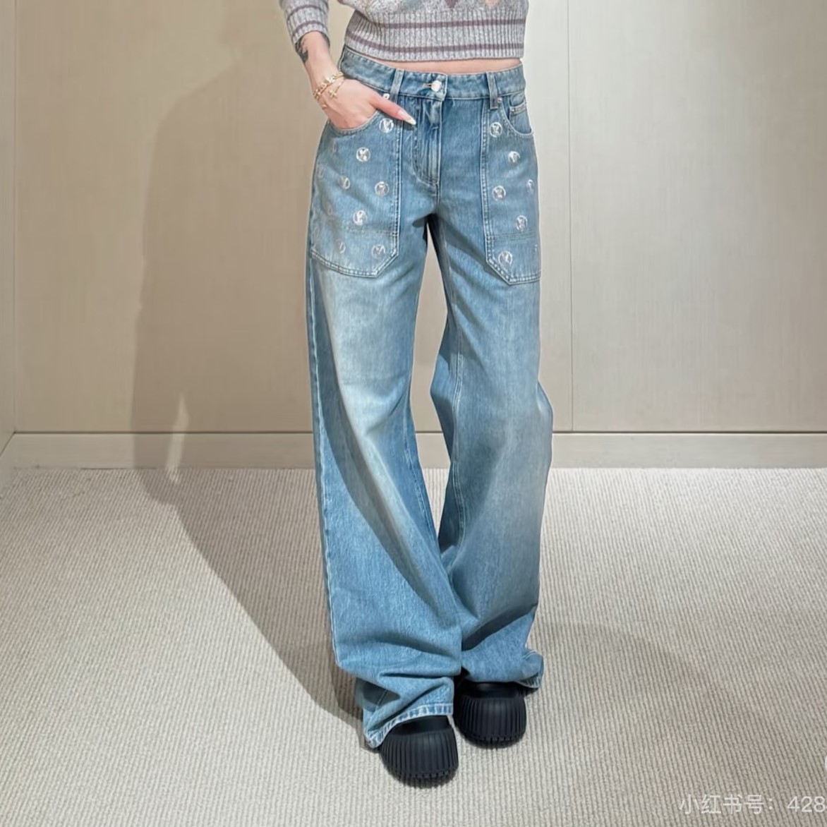 루이비통 여성 청바지