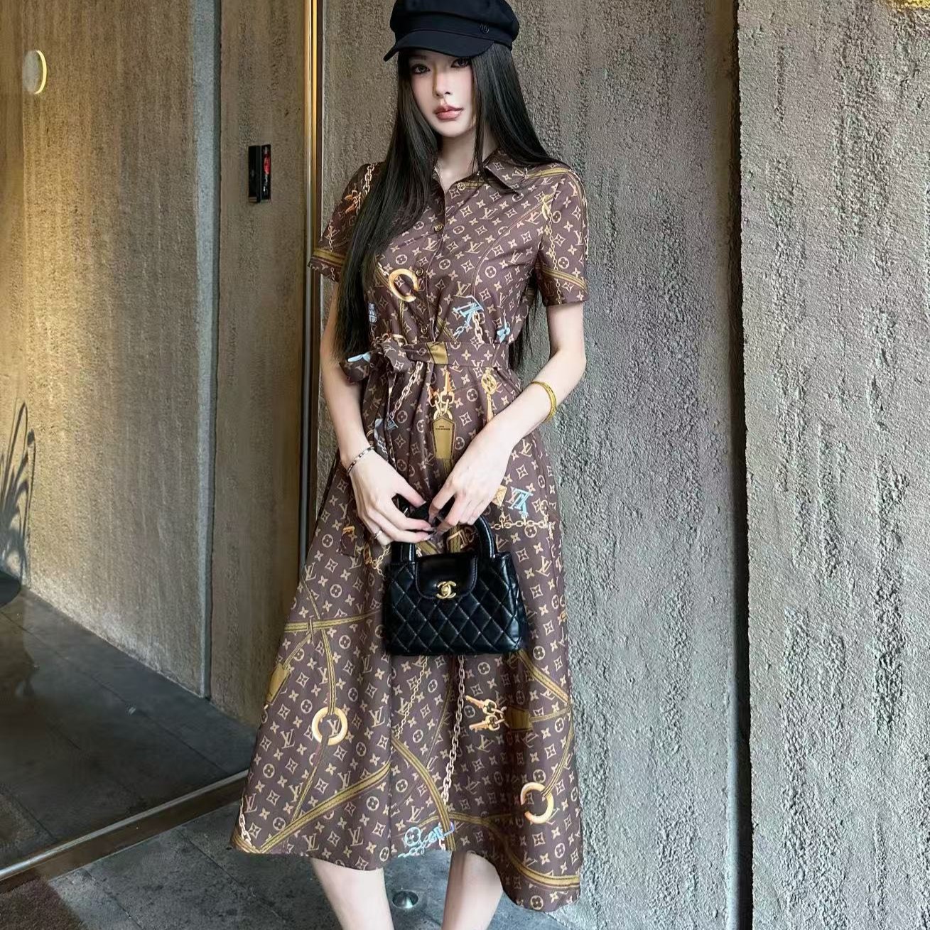 루이비통 원피스 2가지 색상