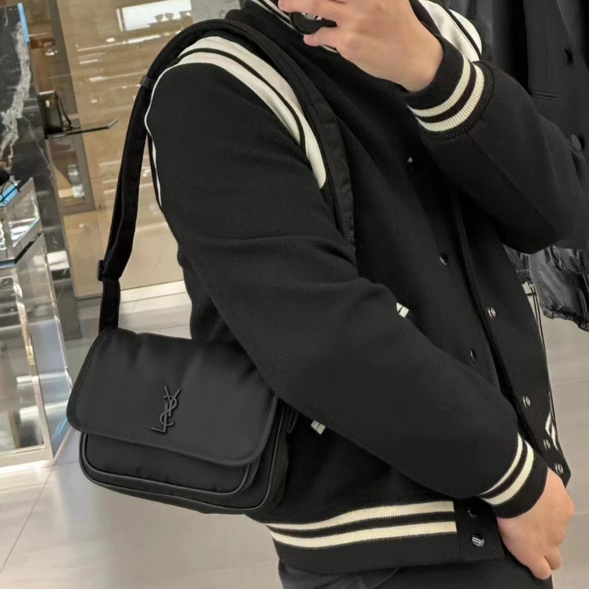 입생로랑 나일론 니키백 2가지 사이즈 757146
