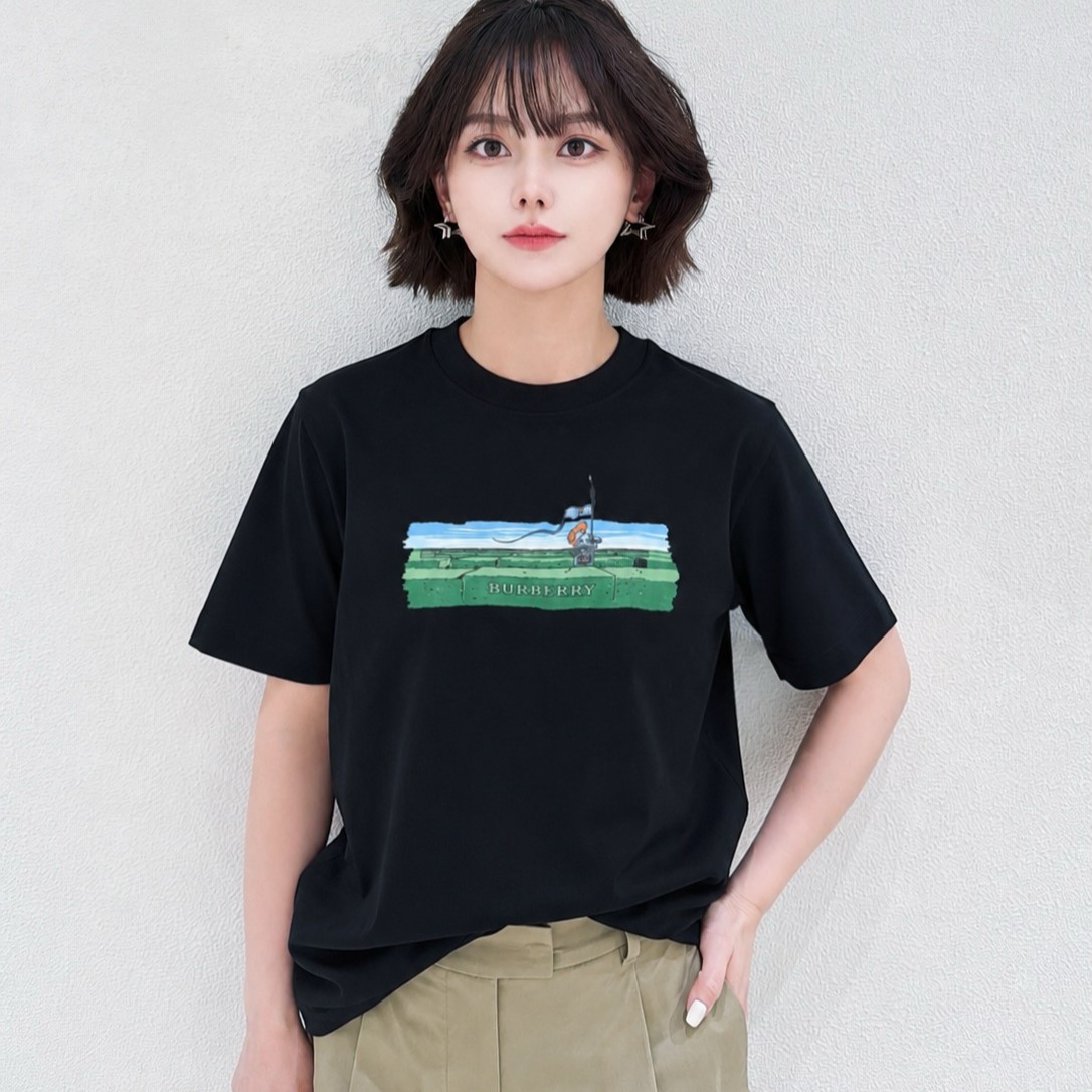 버버리 반팔티 남녀공용 2가지 색상