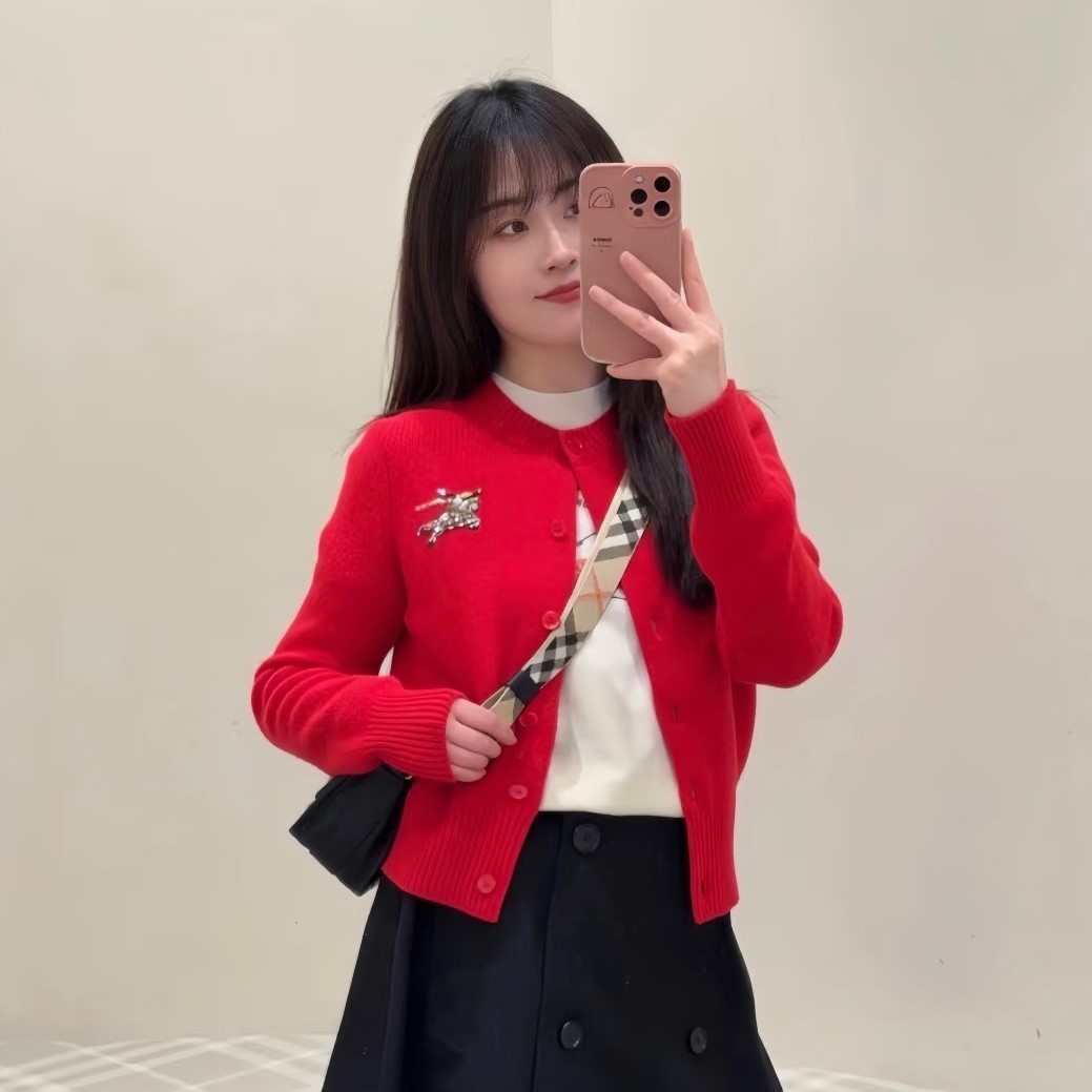 버버리 여성 가디건
