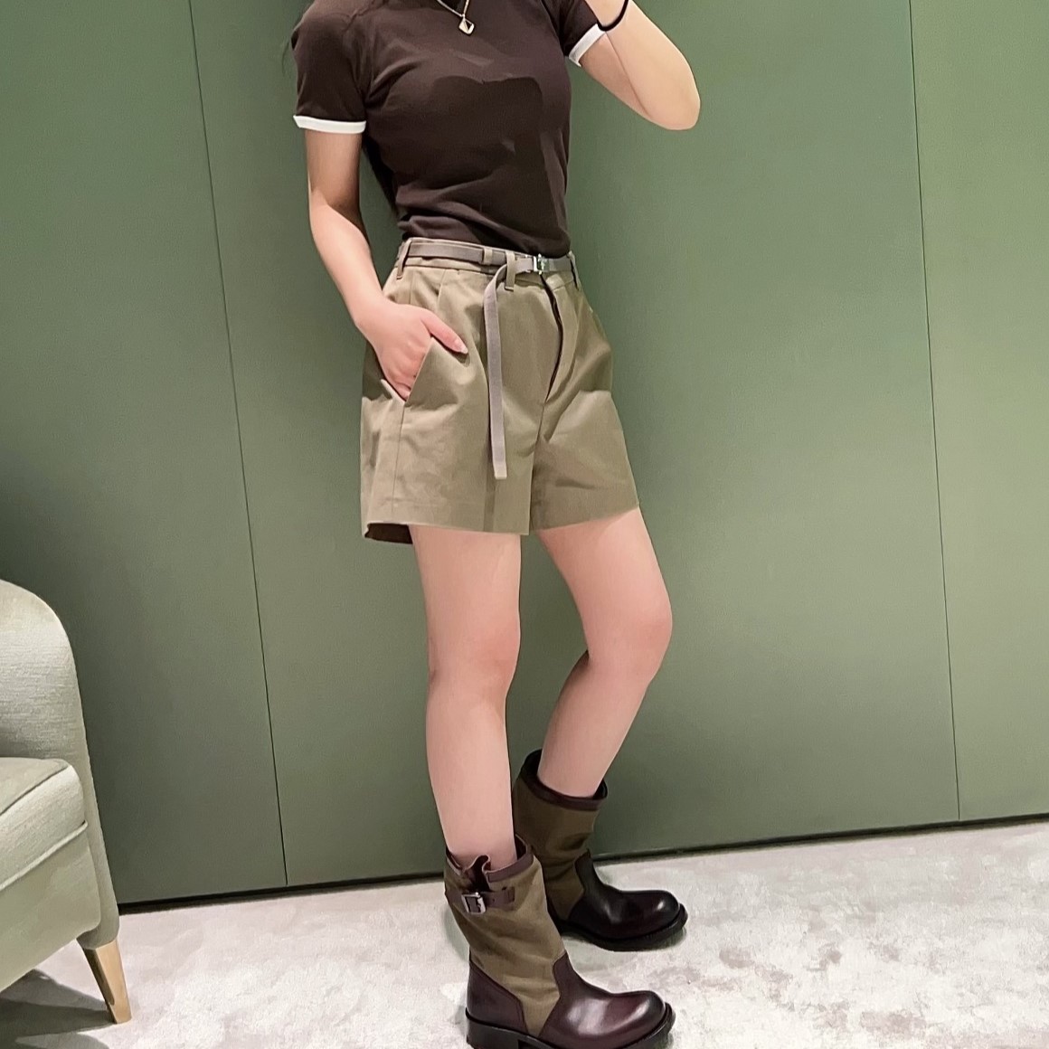 프라다 여성 반바지