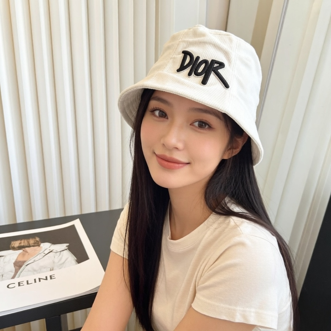 디올 모자 버킷햇