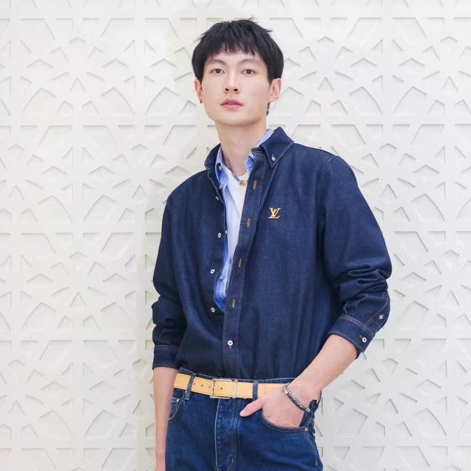 루이비통 데님 셔츠 남녀공용