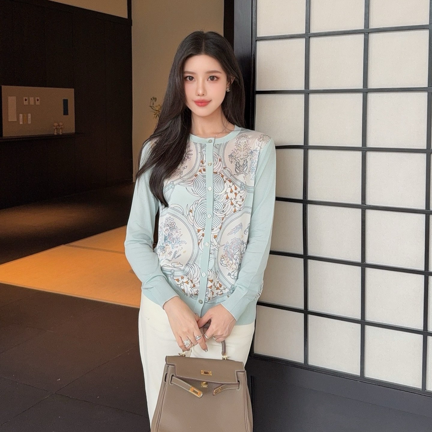 에르메스 여성 가디건