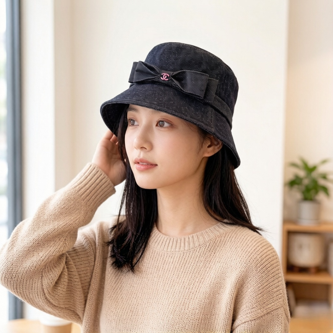 샤넬 모자 버킷햇