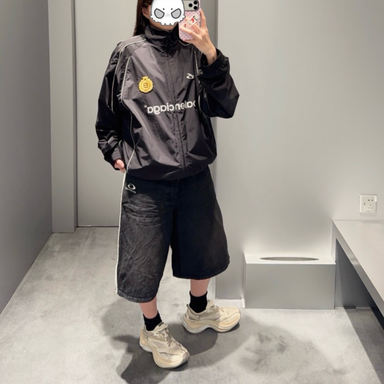 발렌시아가 반바지 남녀공용