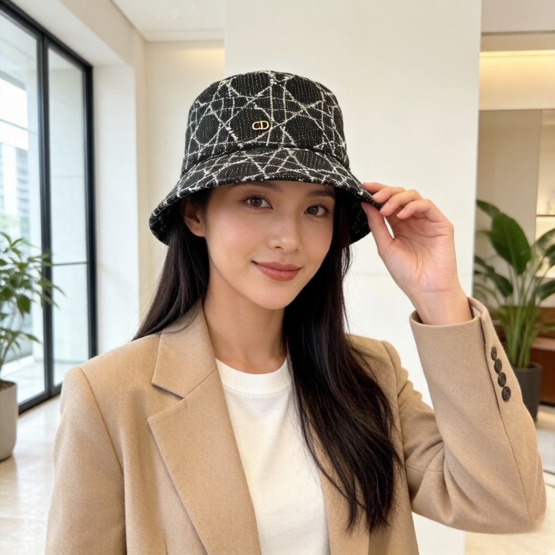 디올 모자 버킷햇