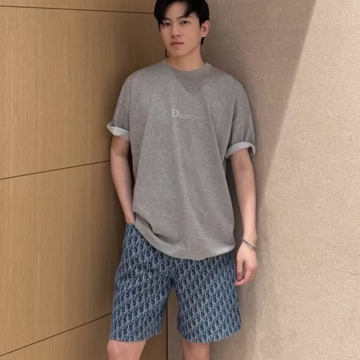 디올 오블리크 남성 반바지