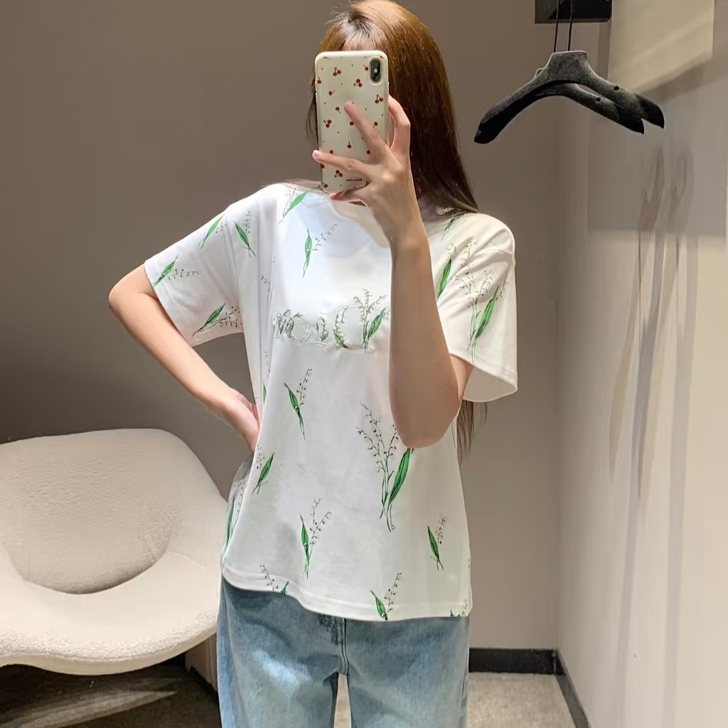 디올 여성 반팔티