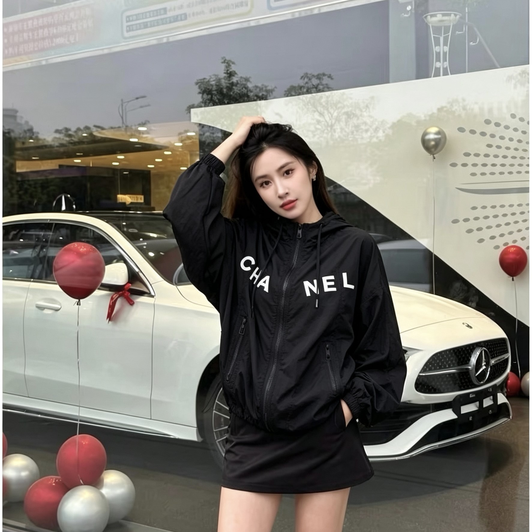 샤넬 여성 바람막이