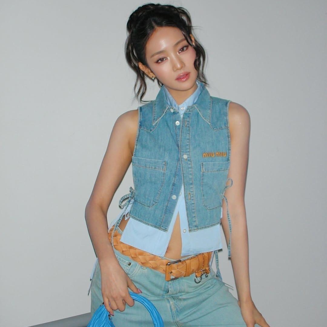 미우미우 데님 조끼