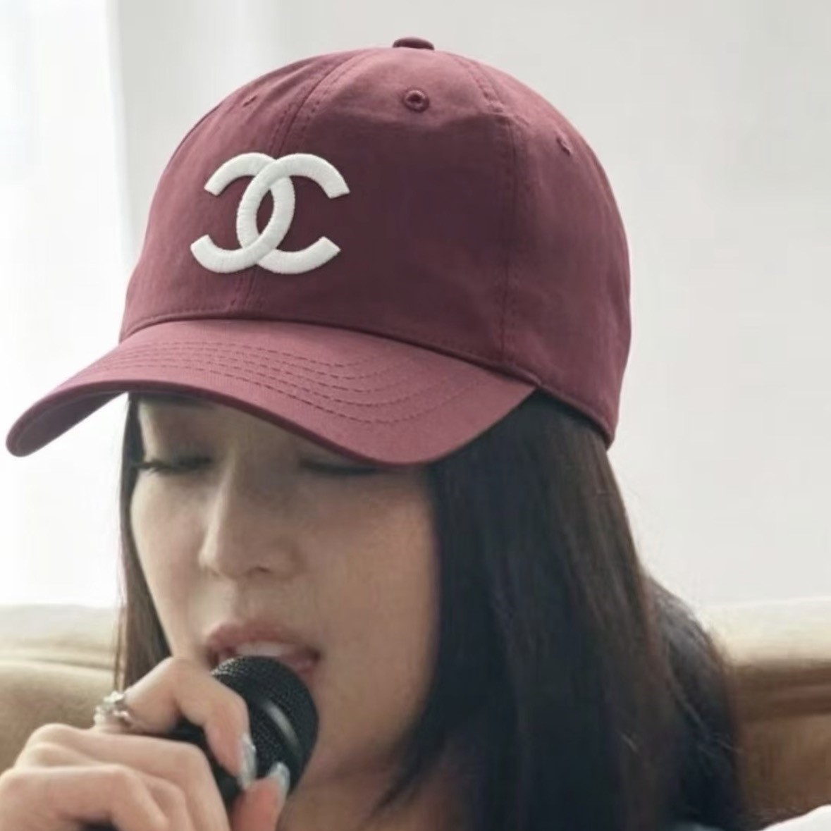 샤넬 모자 볼캡