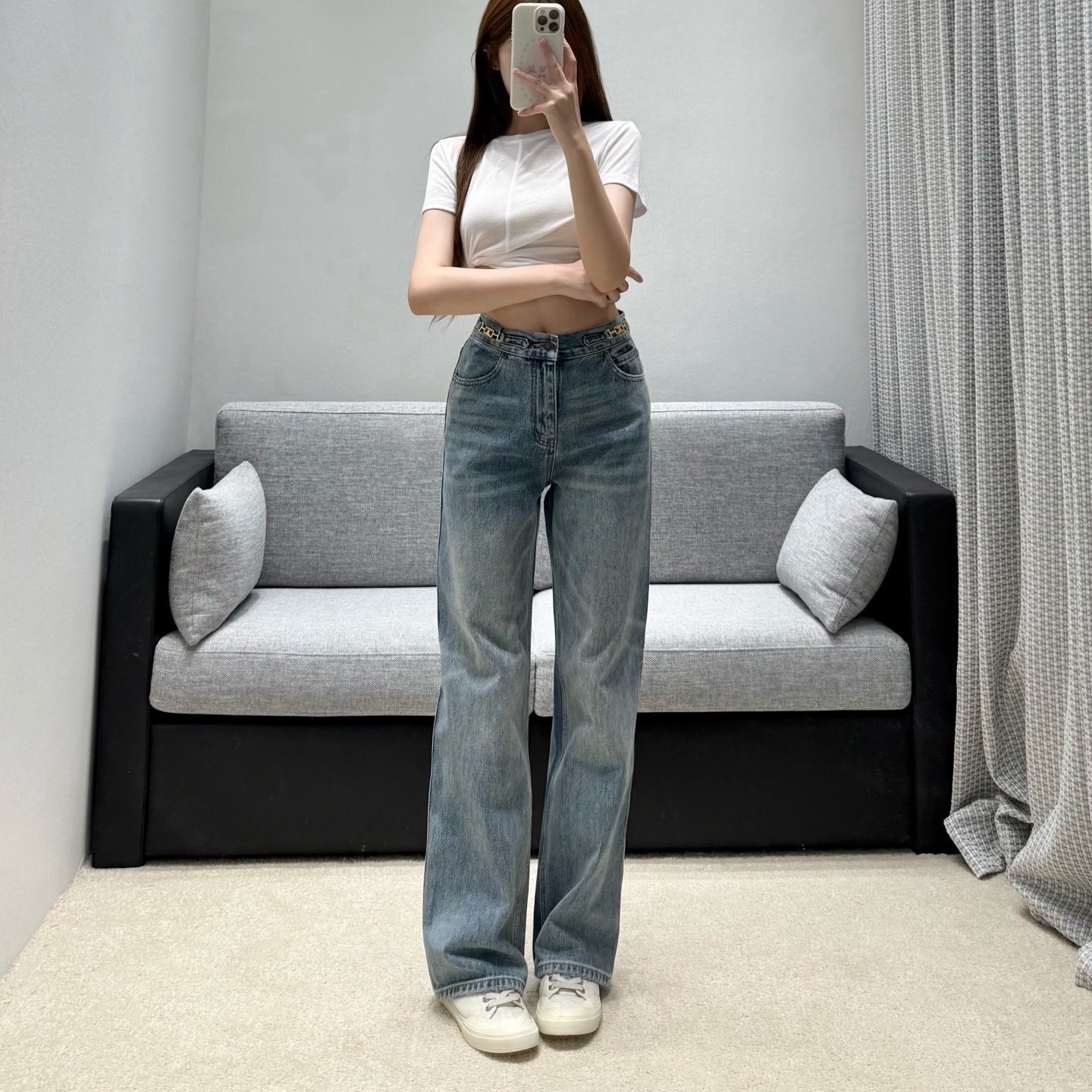 셀린느 여성 청바지