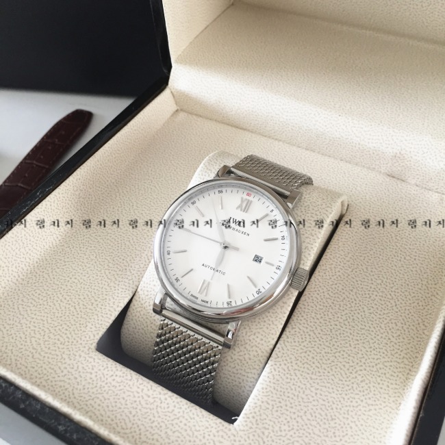 IWC 포르토피노 화이트 메쉬 메탈시계 