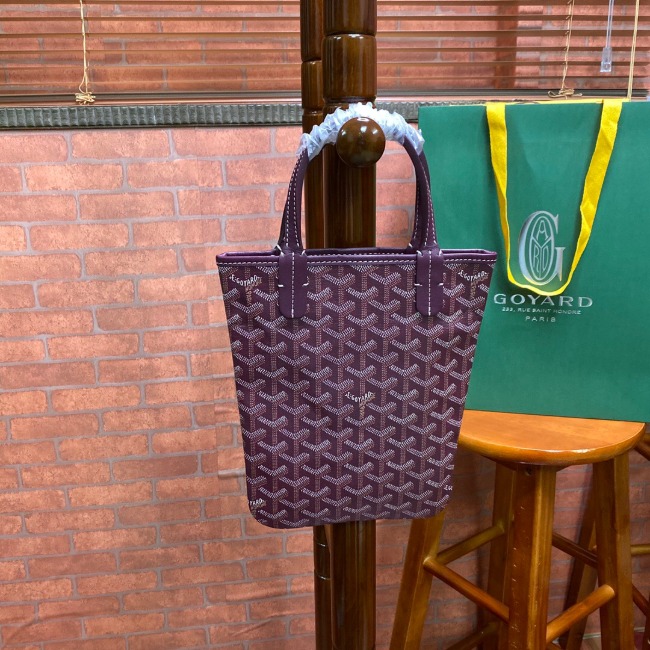 고야드 리미티드 Poitiers 퍼플 미니 백