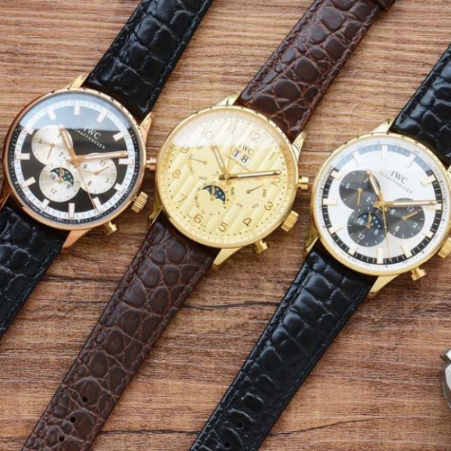 IWC 샤프하우젠 가죽시계
