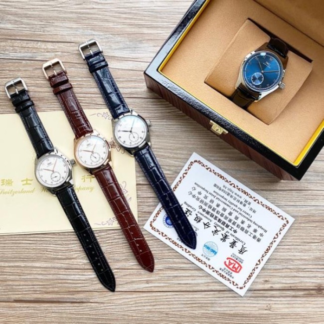 IWC 샤프하우젠 가죽시계