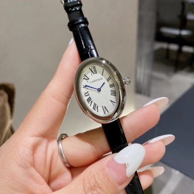 까르띠에 베누아 가죽시계